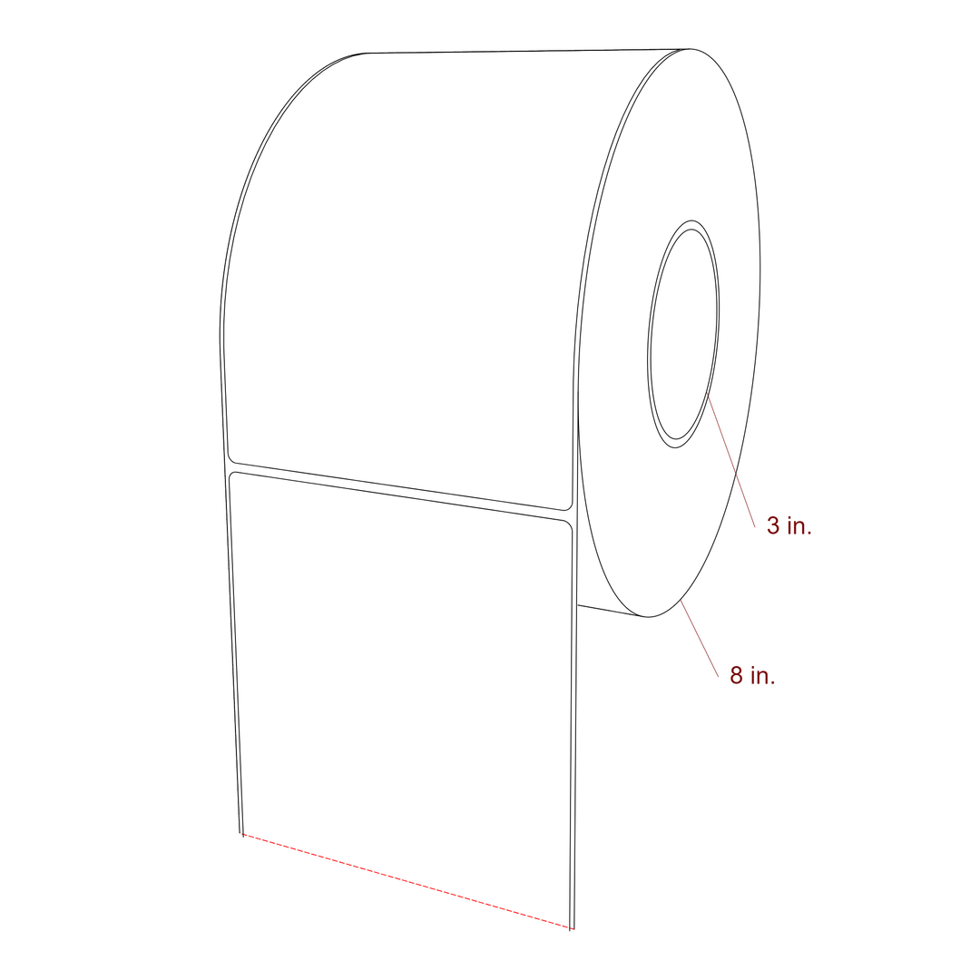 5" x 7.5" Inkjet Label Rolls | Fits Epson ColorWorks, VIPColor & Primera