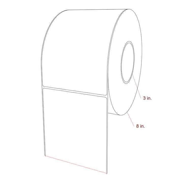 5" x 7.5" Inkjet Label Rolls | Fits Epson ColorWorks, VIPColor & Primera