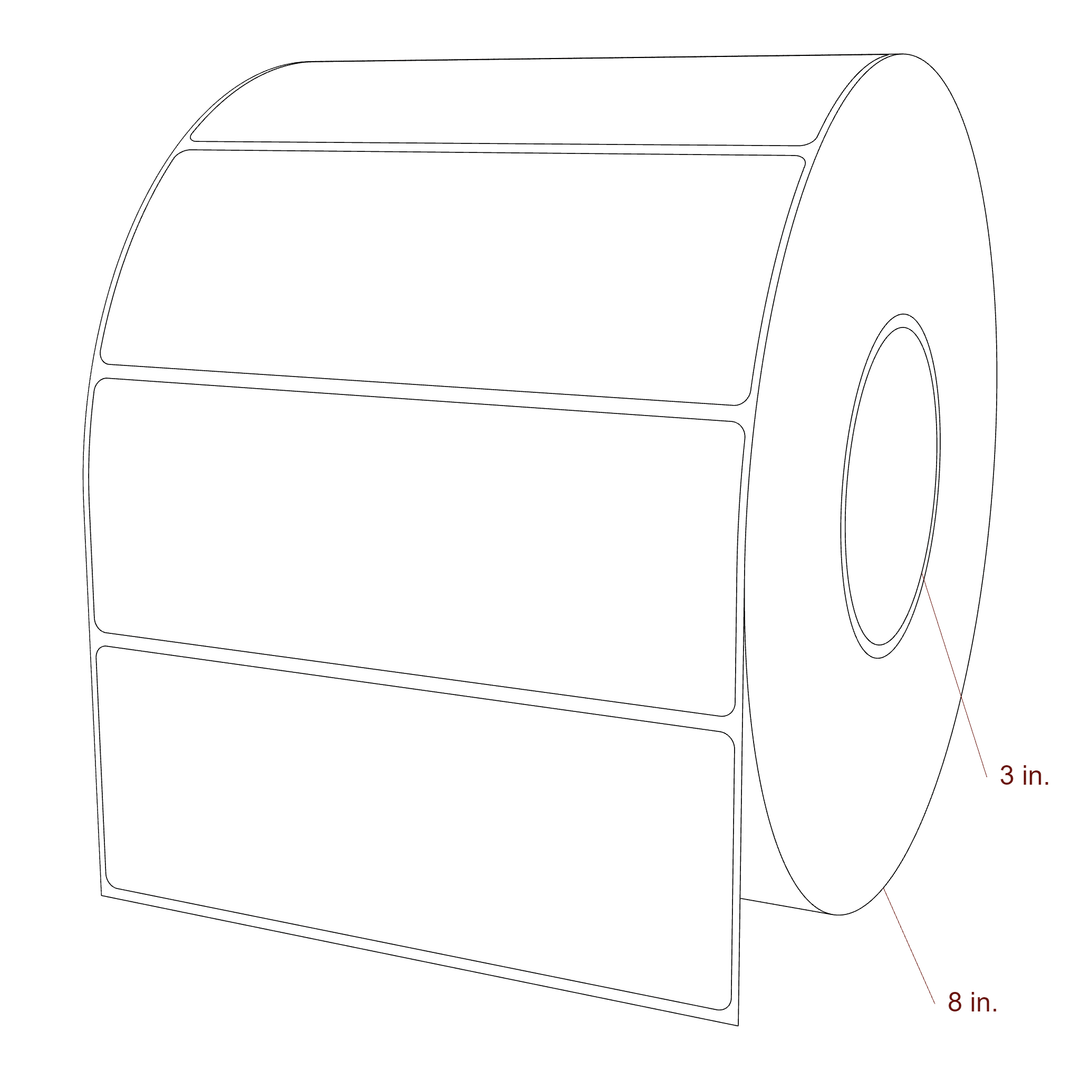 6.1875" x 2.3125" Inkjet Label Rolls | Fits Epson ColorWorks, VIPColor & Primera