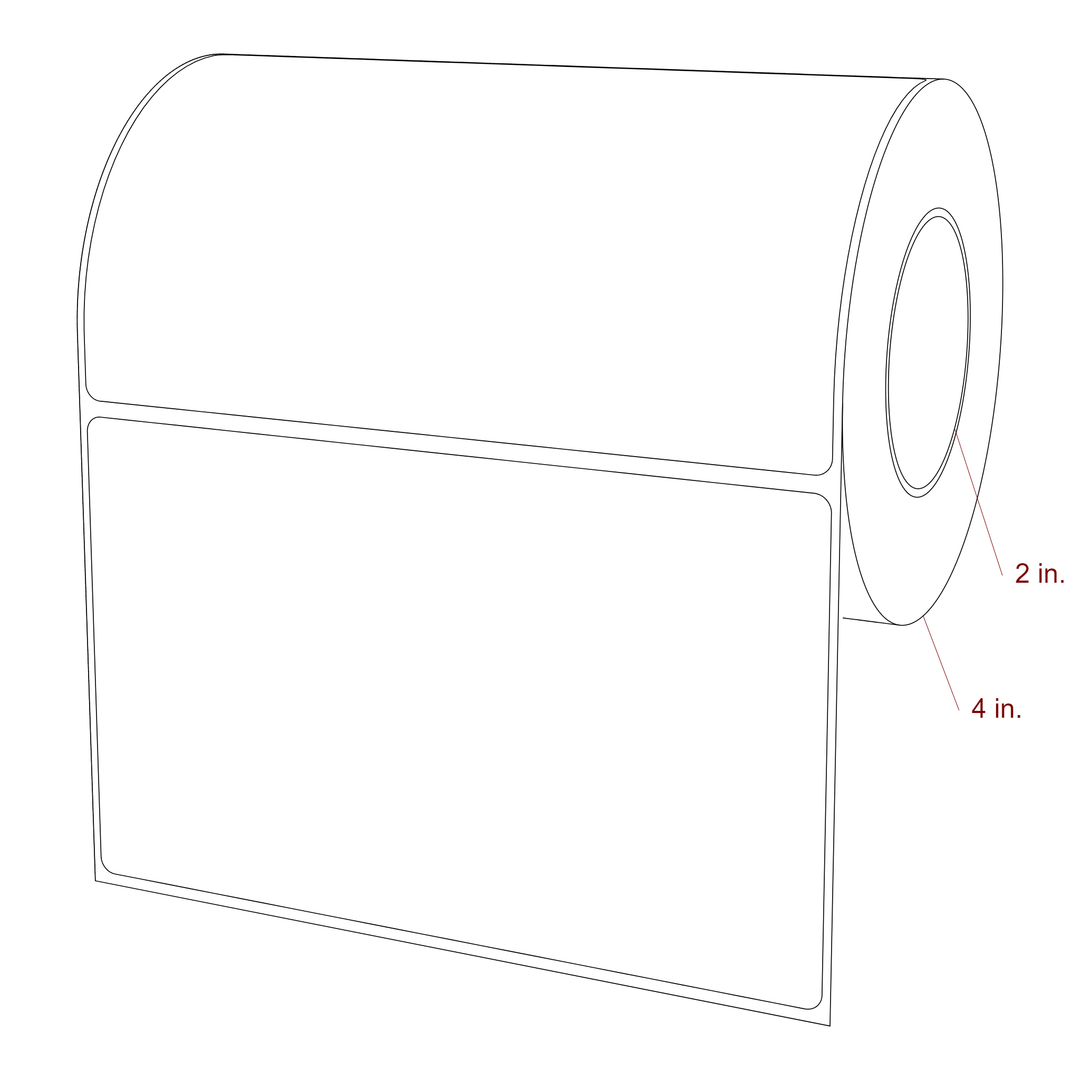 6" x 3.6875" Inkjet Label Rolls | Fits Epson ColorWorks, VIPColor & Primera