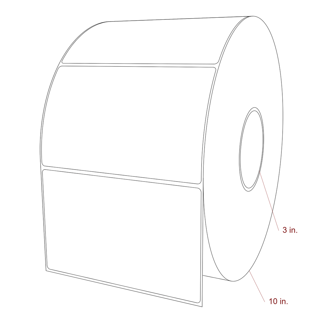 6" x 3.6875" Inkjet Label Rolls | Fits Epson ColorWorks, VIPColor & Primera