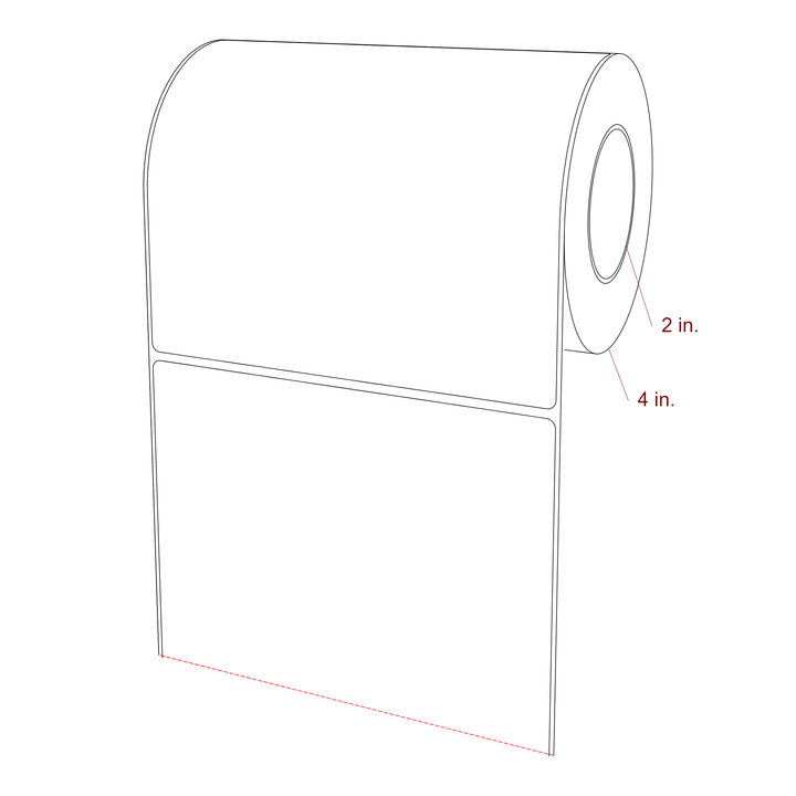 6" x 5.4375" Inkjet Label Rolls | Fits Epson ColorWorks, VIPColor & Primera