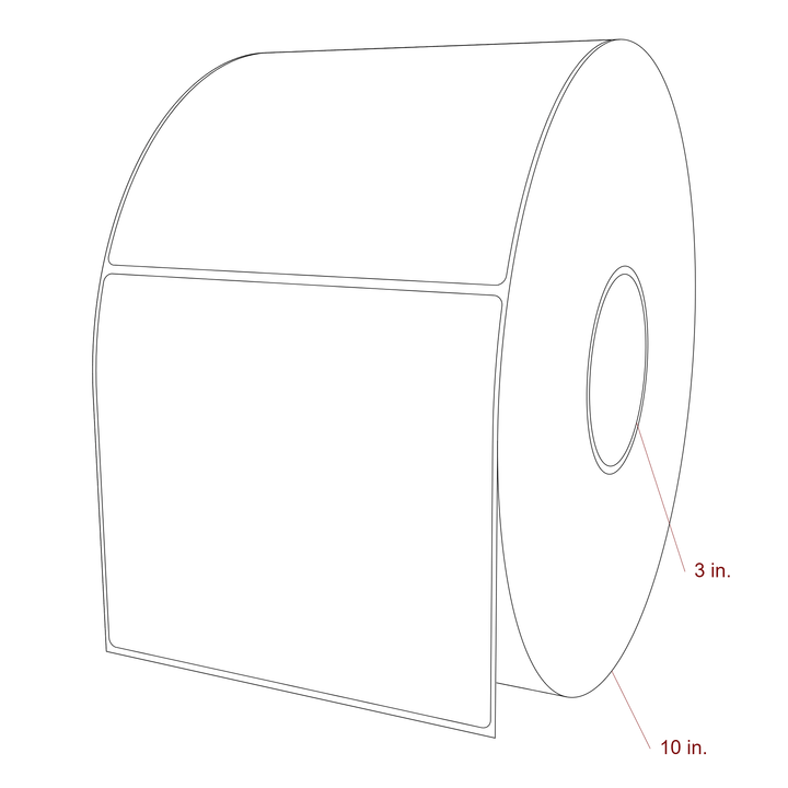 6" x 5.4375" Inkjet Label Rolls | Fits Epson ColorWorks, VIPColor & Primera