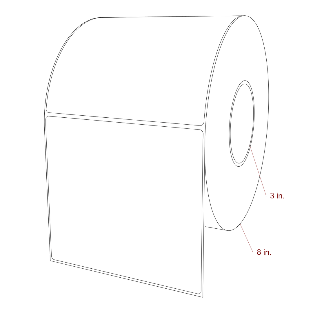 6" x 5.4375" Inkjet Label Rolls | Fits Epson ColorWorks, VIPColor & Primera