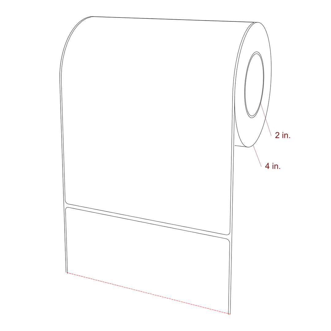 6" x 7.5" Inkjet Label Rolls | Fits Epson ColorWorks, VIPColor & Primera