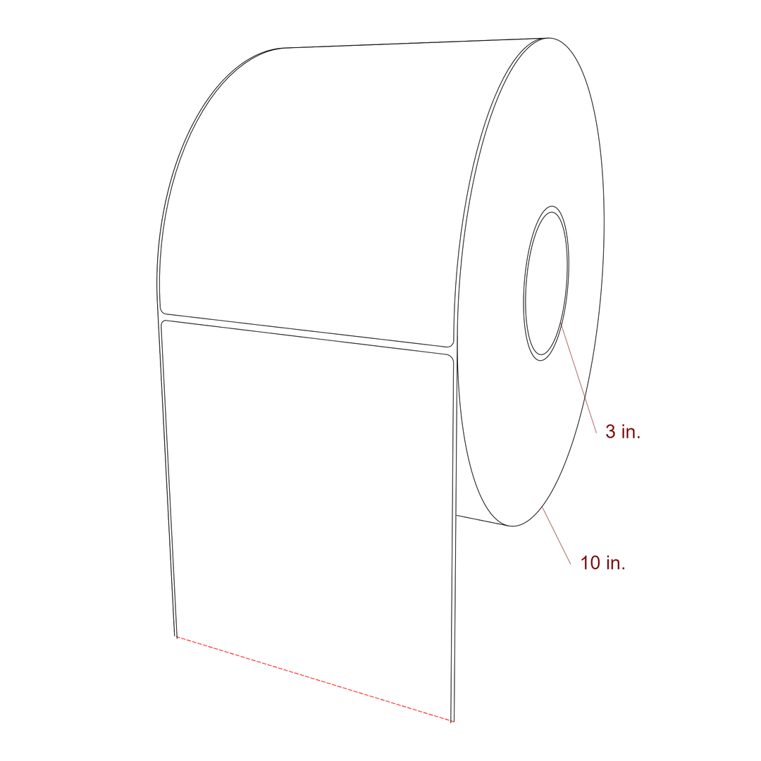 6" x 7.5" Inkjet Label Rolls | Fits Epson ColorWorks, VIPColor & Primera