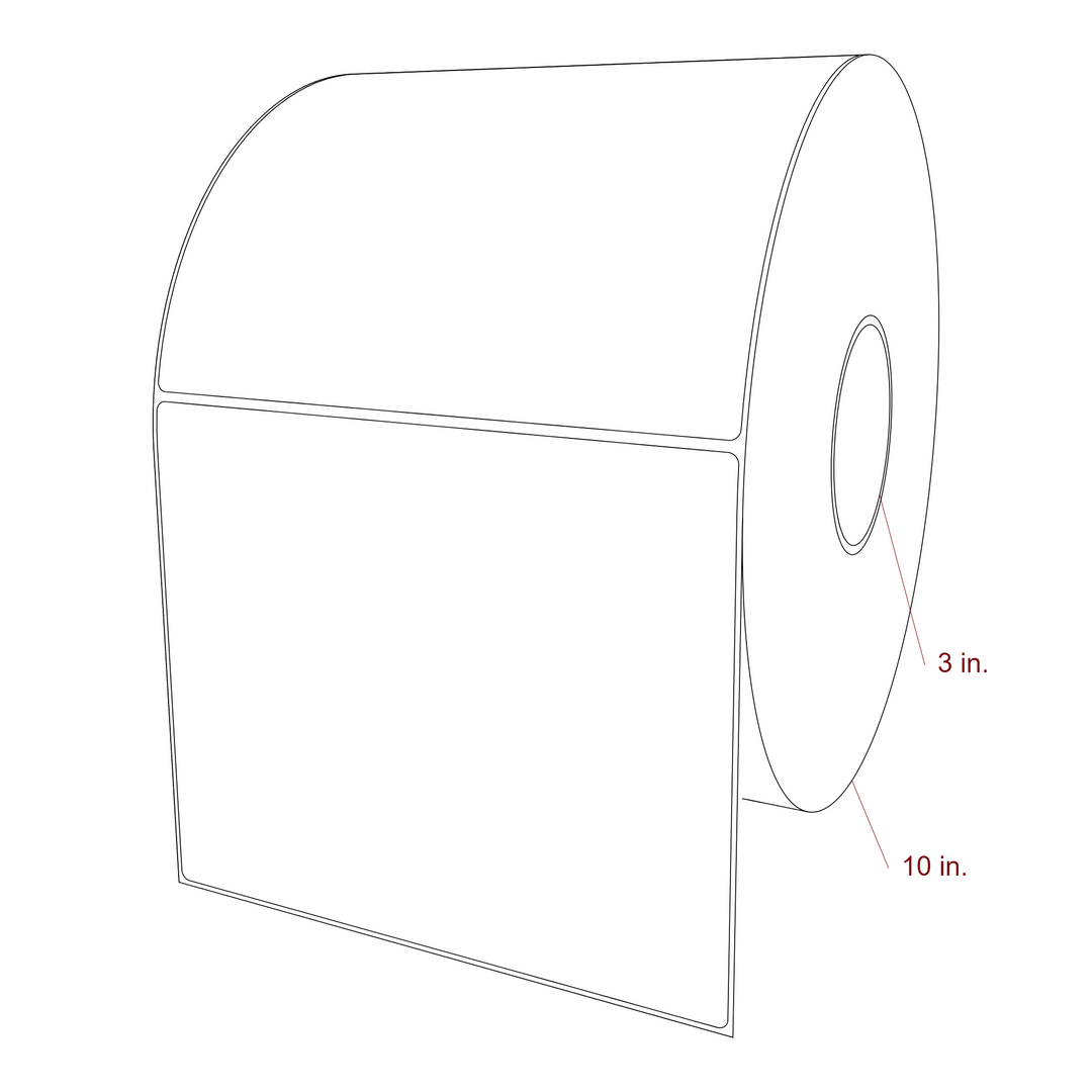 7.75" x 6.5" Inkjet Label Rolls | Fits Epson ColorWorks, VIPColor & Primera