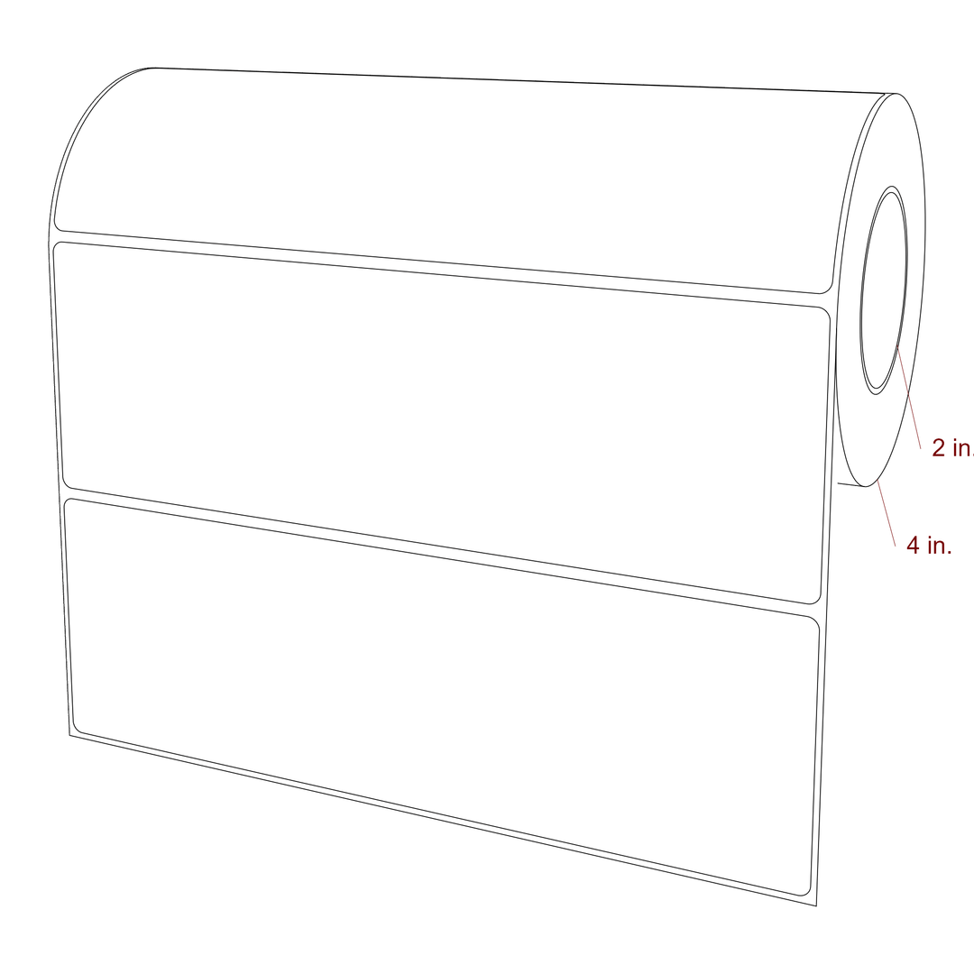 8.875" x 2.875" Inkjet Label Rolls