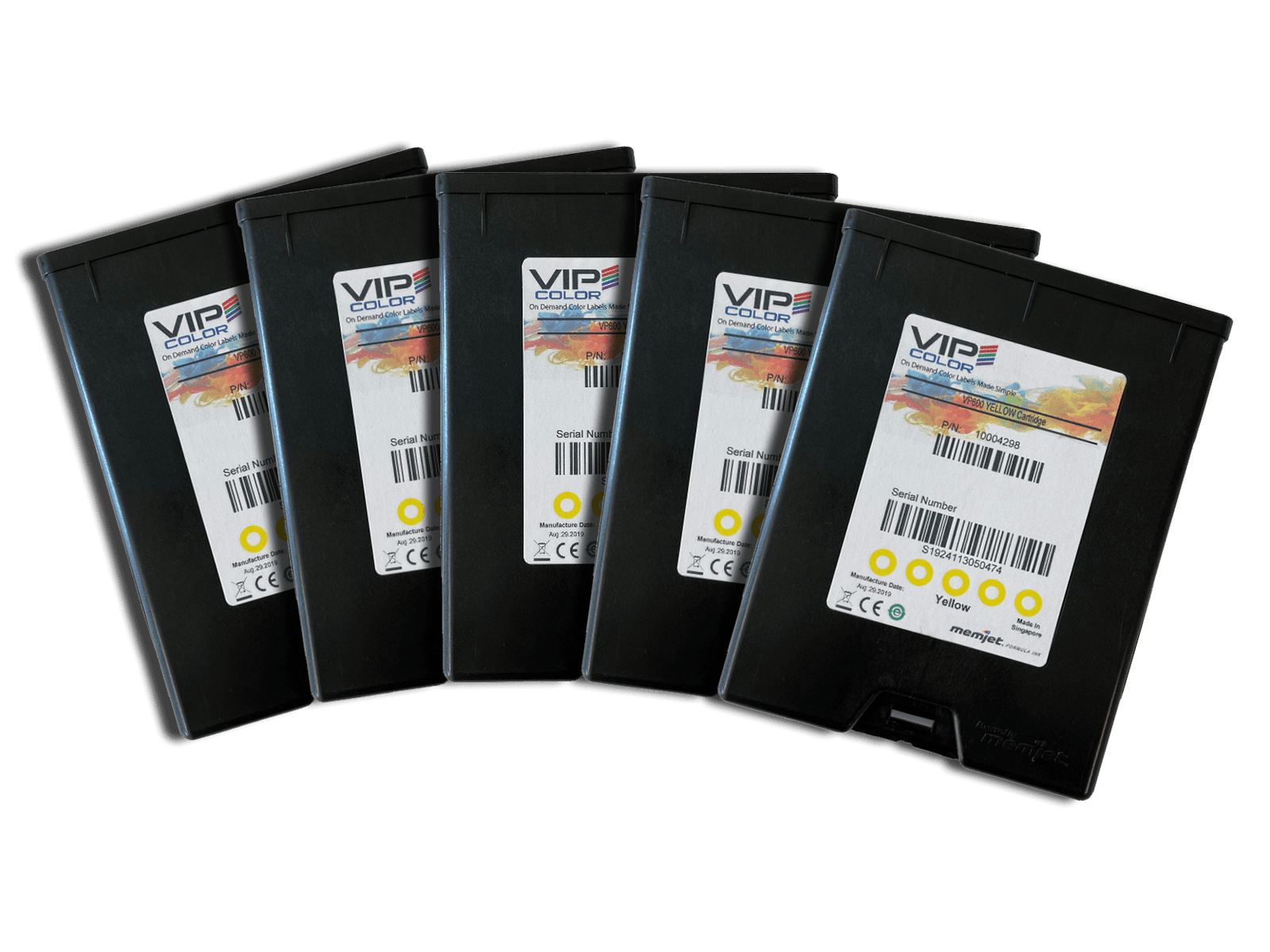 VP500 and VP600 Yellow Ink Cartridge 5 Pack
