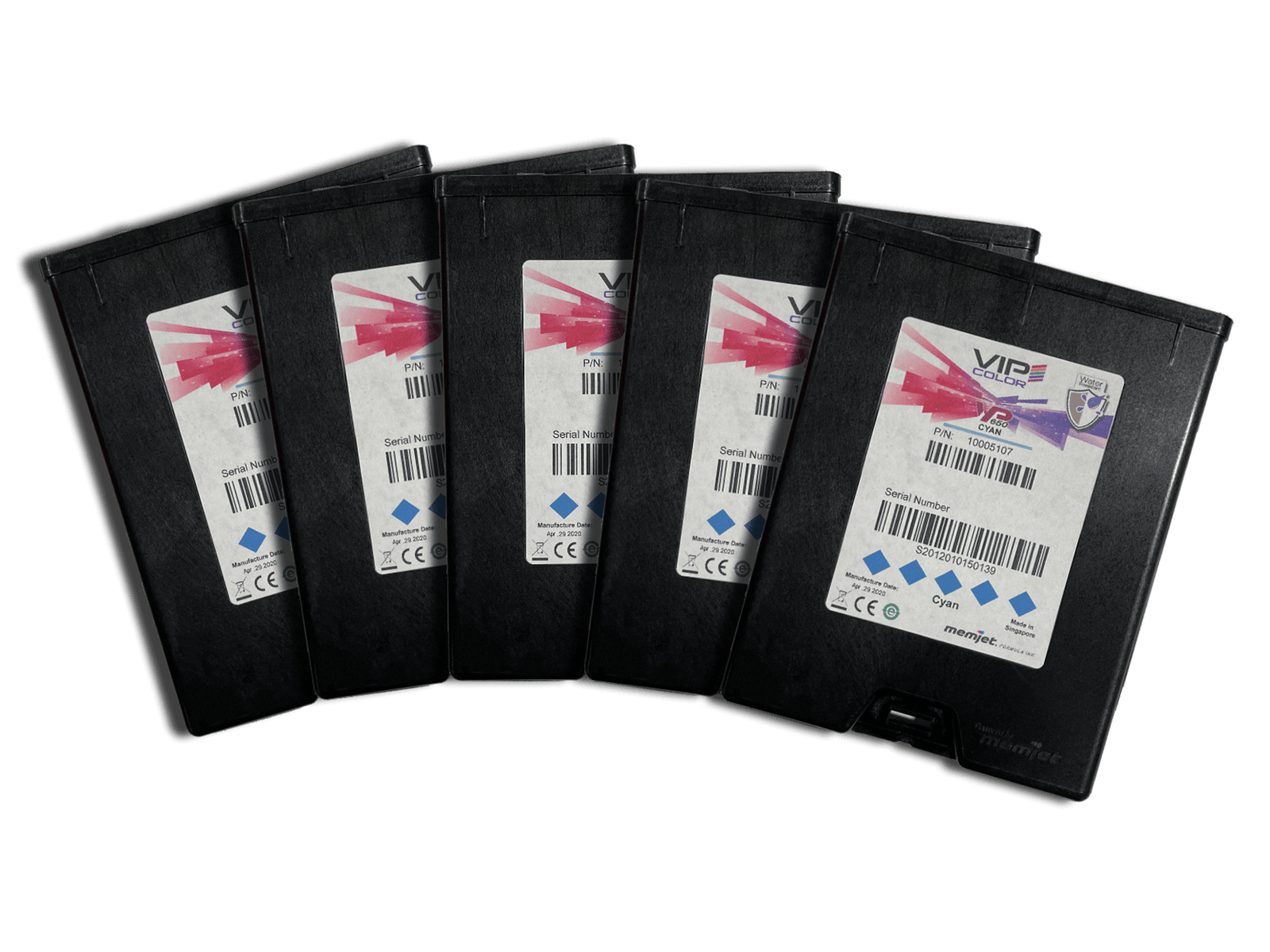 VP550 and VP650 Cyan Ink Cartridge 5 Pack