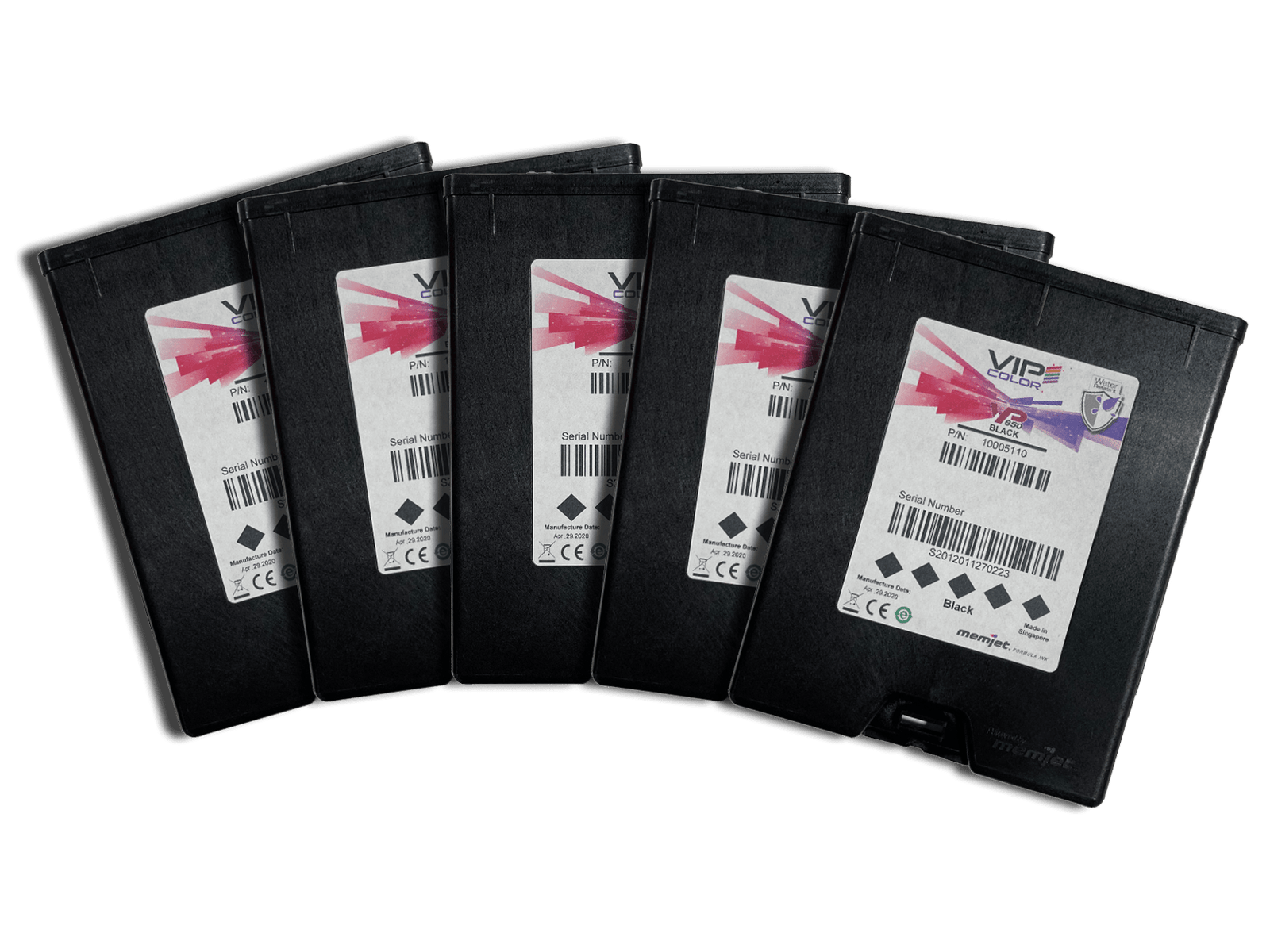 VP550 and VP650 Black Ink Cartridge 5 Pack