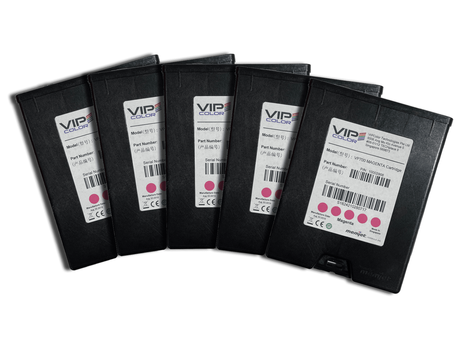 VP700 and VP610 Magenta Ink Cartridge 5 Pack