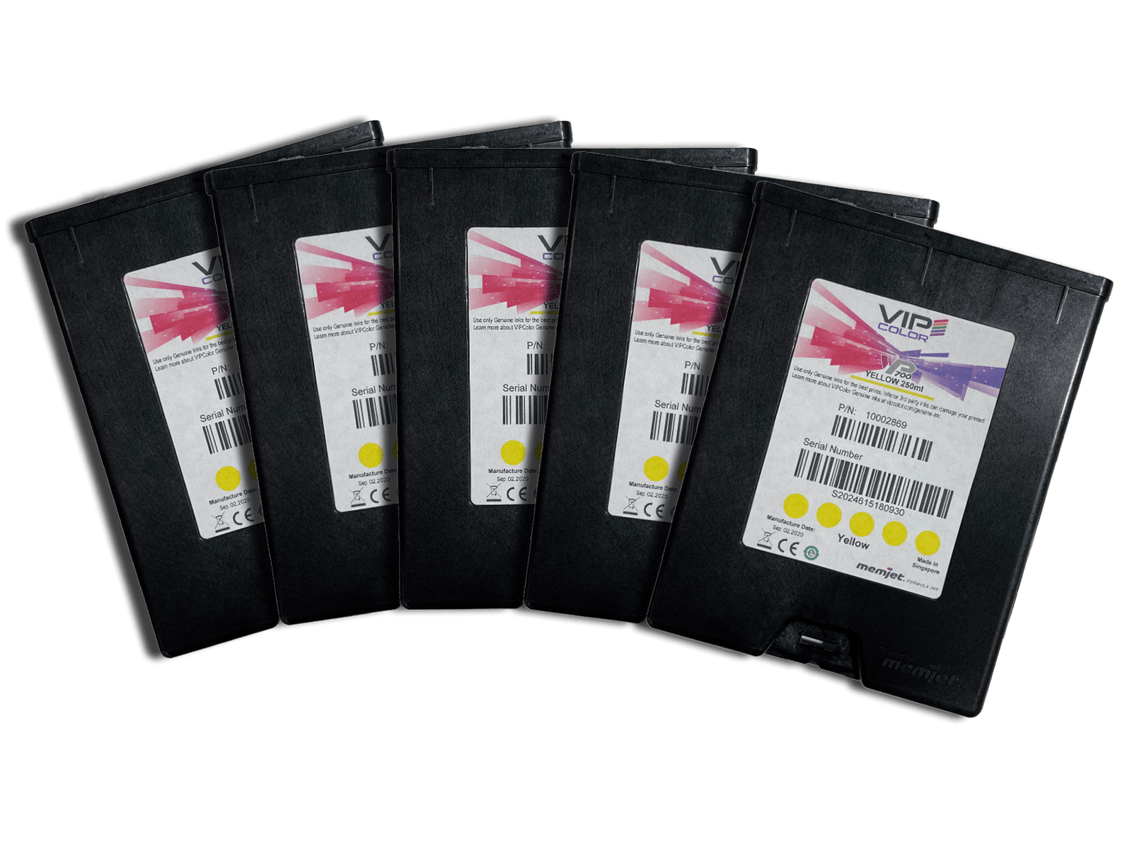 VP700 and VP610 Yellow Ink Cartridge 5 Pack
