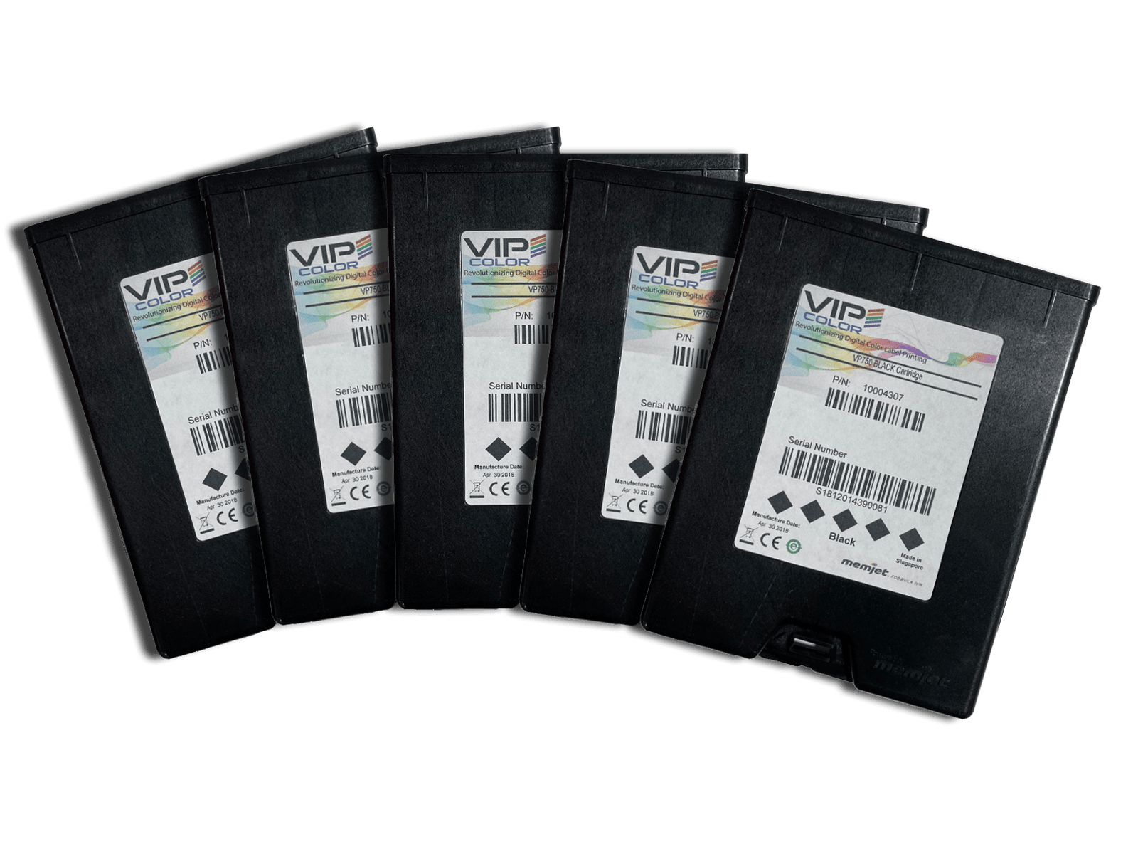 VP660 and VP750 Black Ink Cartridge 5 Pack